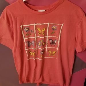 Cute Bobbie Brooks T-shirt with butterflies